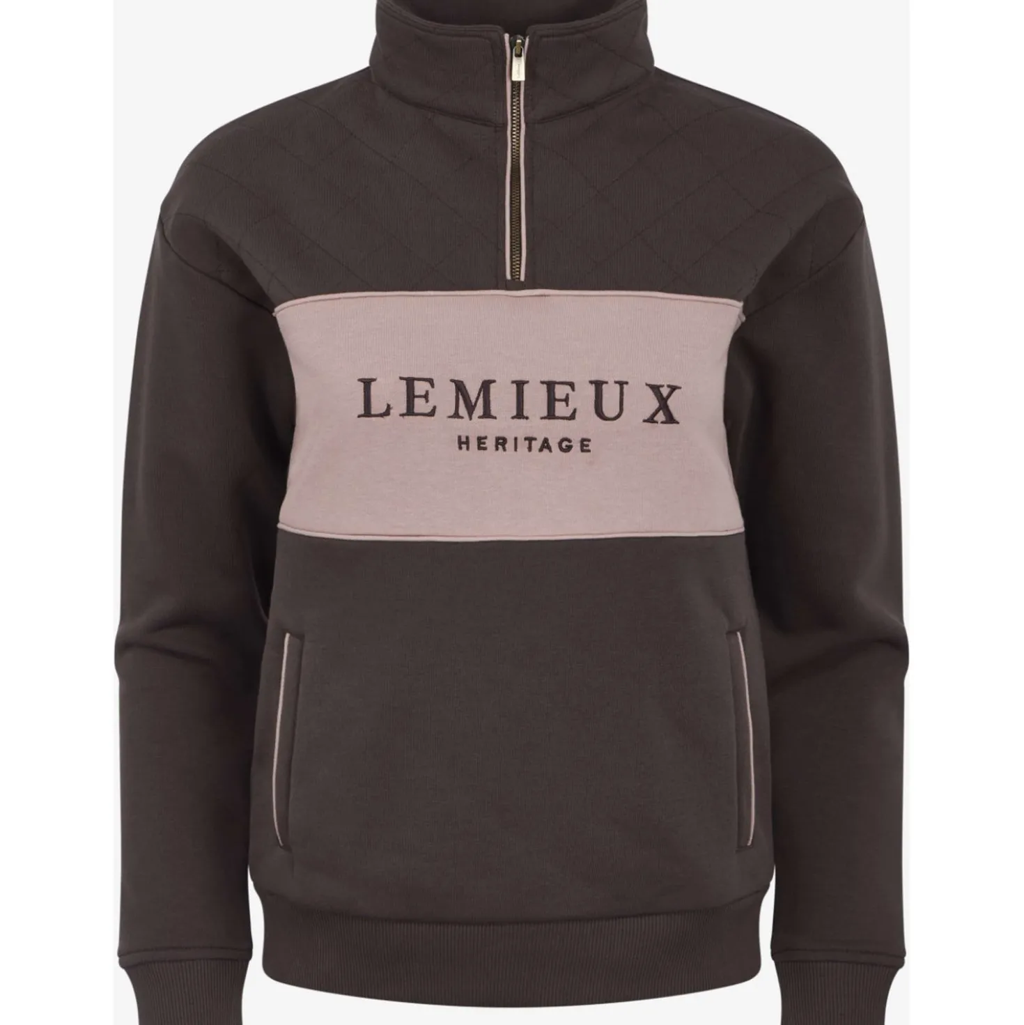 LeMieux Trui Heritage Quarter Zip Cocoa