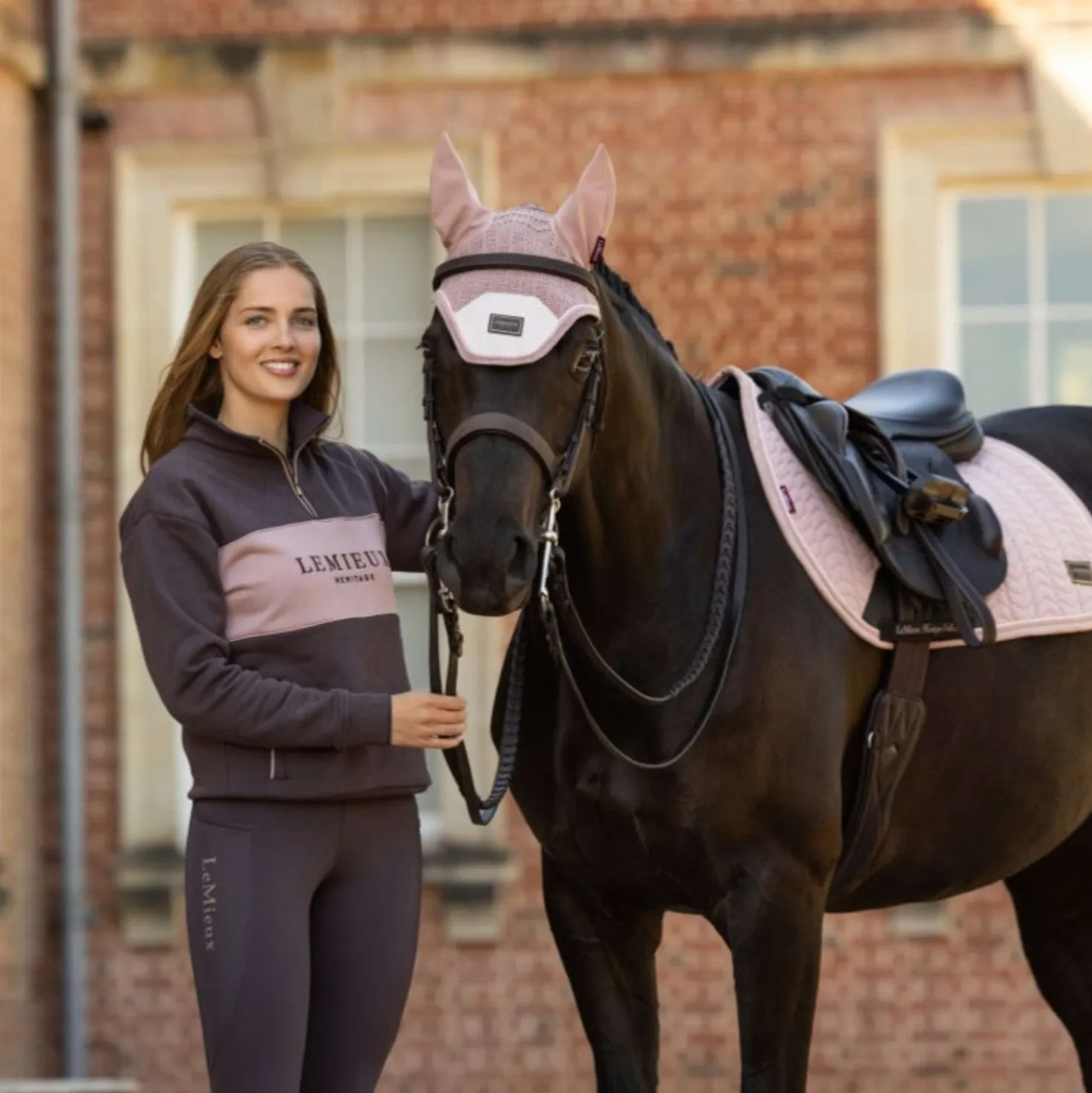 LeMieux Trui Heritage Quarter Zip Cocoa