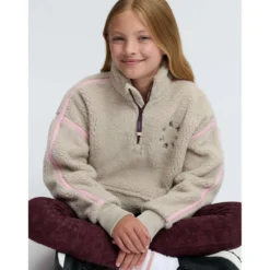 LeMieux Trui Jody Teddy Fleece Kids Stone