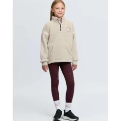 LeMieux Trui Jody Teddy Fleece Kids Stone