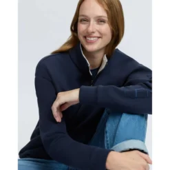 LeMieux Trui Scarlet Quarter Zip Navy