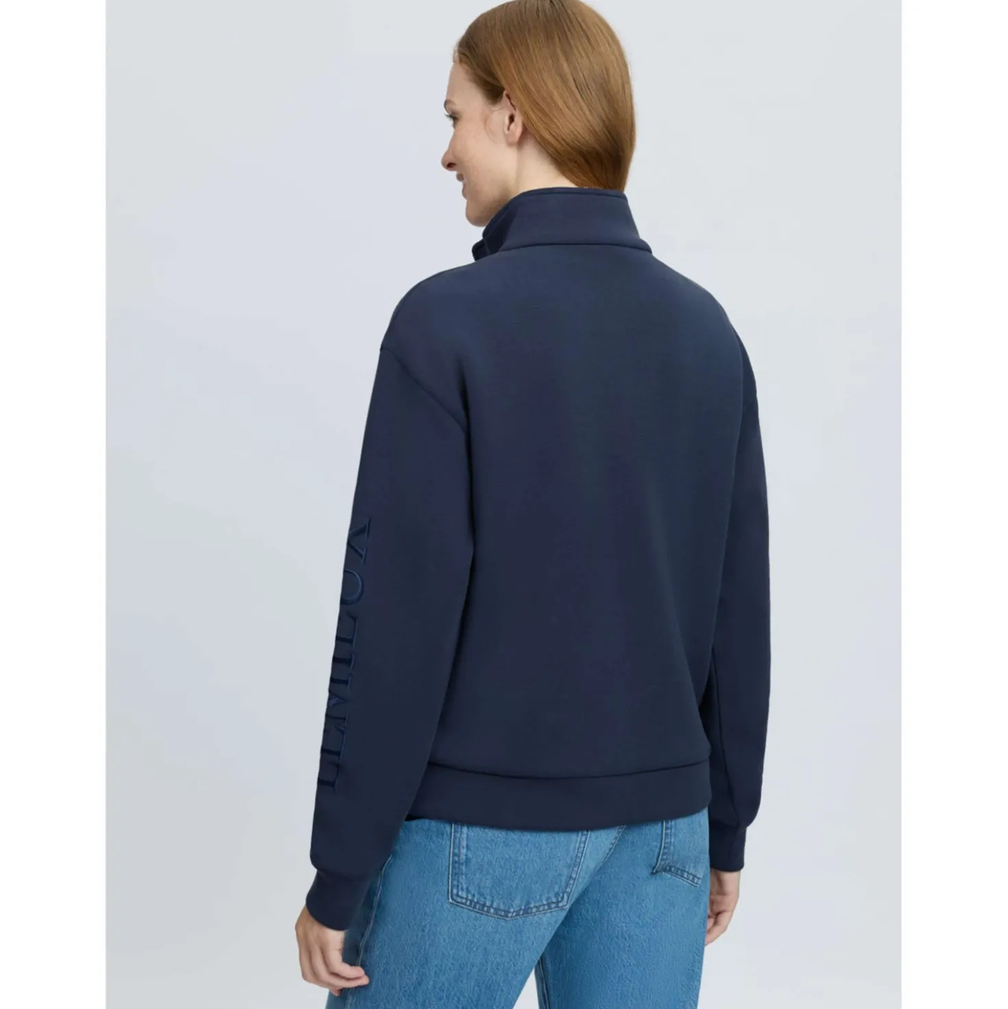 LeMieux Trui Scarlet Quarter Zip Navy