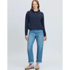 LeMieux Trui Scarlet Quarter Zip Navy