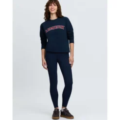 LeMieux Trui Vida Varsity Crew Neck Navy