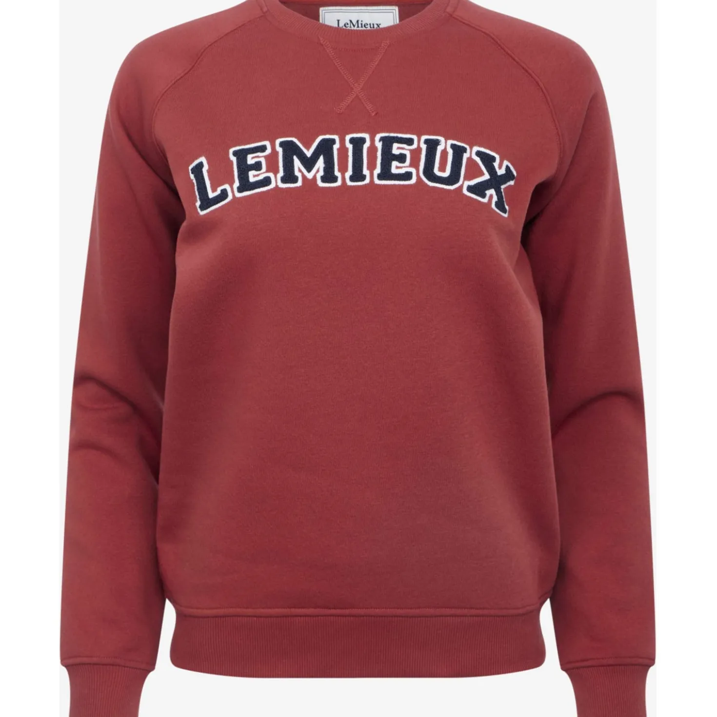LeMieux Trui Vida Varsity Crew Neck Russet