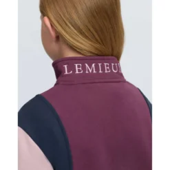 LeMieux Trui Viola Quarter Zip Kids Bramble