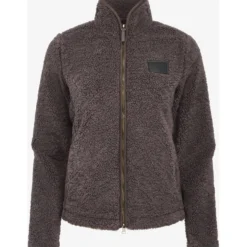 LeMieux Vest Heritage Borg Zip Through Cocoa