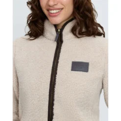 LeMieux Vest Heritage Borg Zip Through Stone