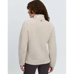 LeMieux Vest Heritage Borg Zip Through Stone