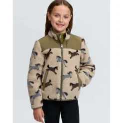 LeMieux Vest Theo Pony Fleece Kids Willow Green