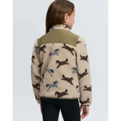 LeMieux Vest Theo Pony Fleece Kids Willow Green