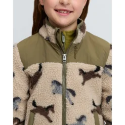 LeMieux Vest Theo Pony Fleece Kids Willow Green