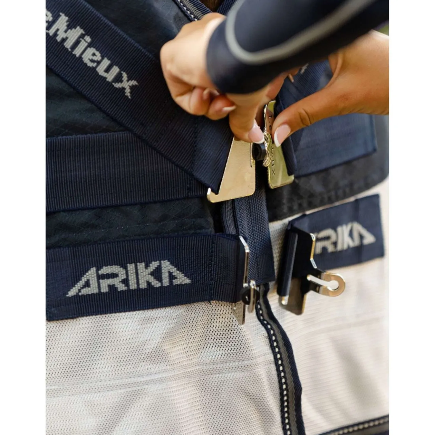 LeMieux Vliegendeken Arika Shower-Tek Grijs