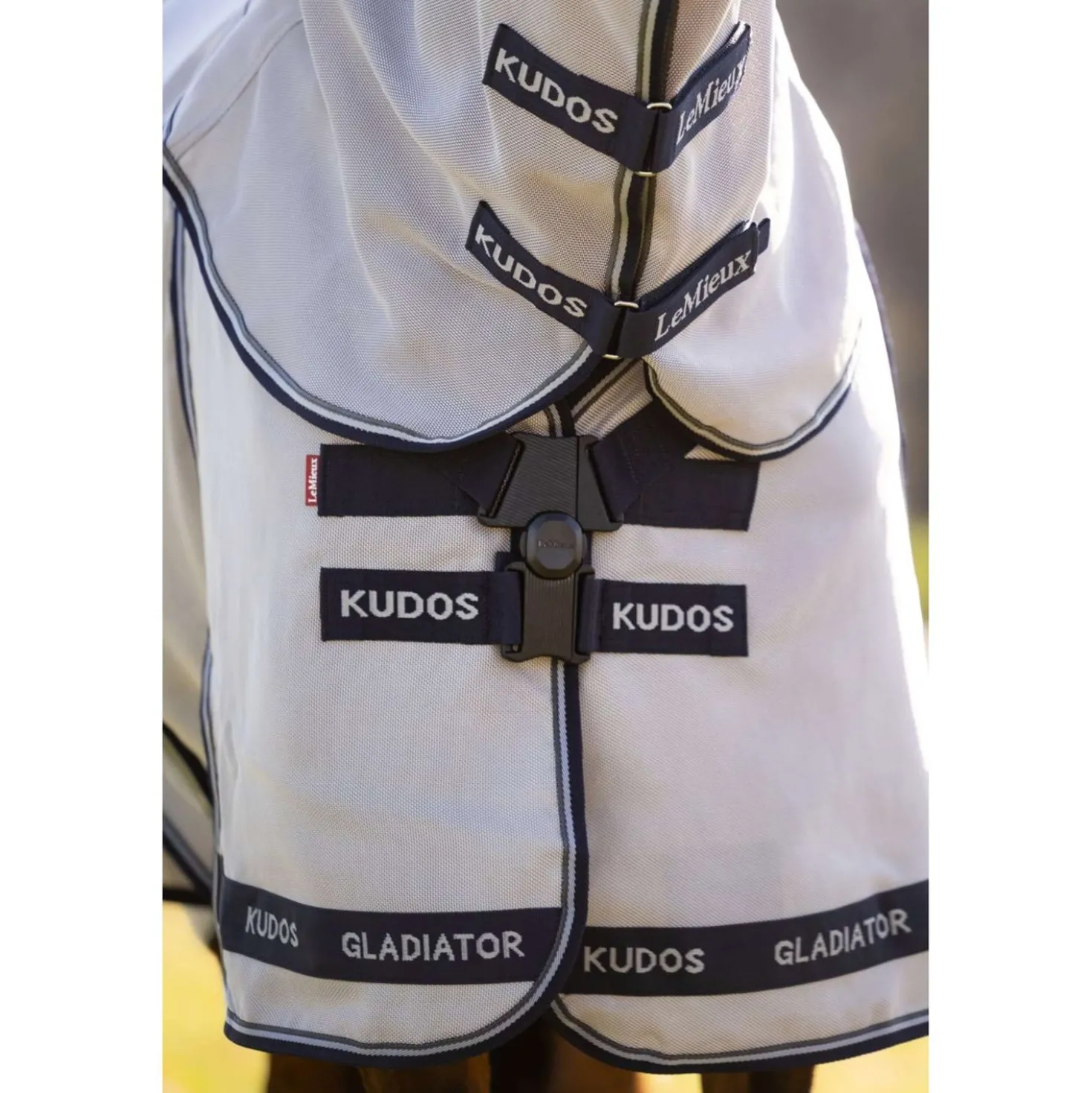LeMieux Vliegendeken Kudos Gladiator Grijs