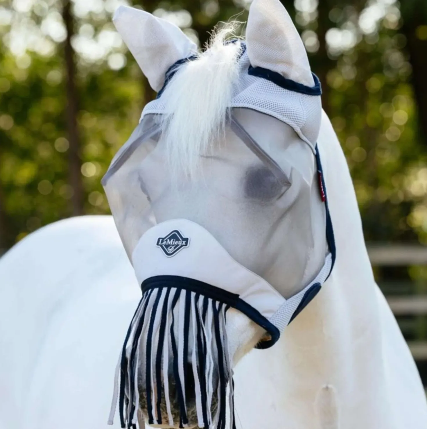 LeMieux Vliegenmasker Fringe Navy