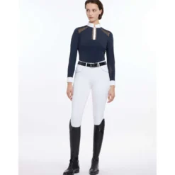 LeMieux Wedstrijdshirt Camille Lange Mouwen Navy