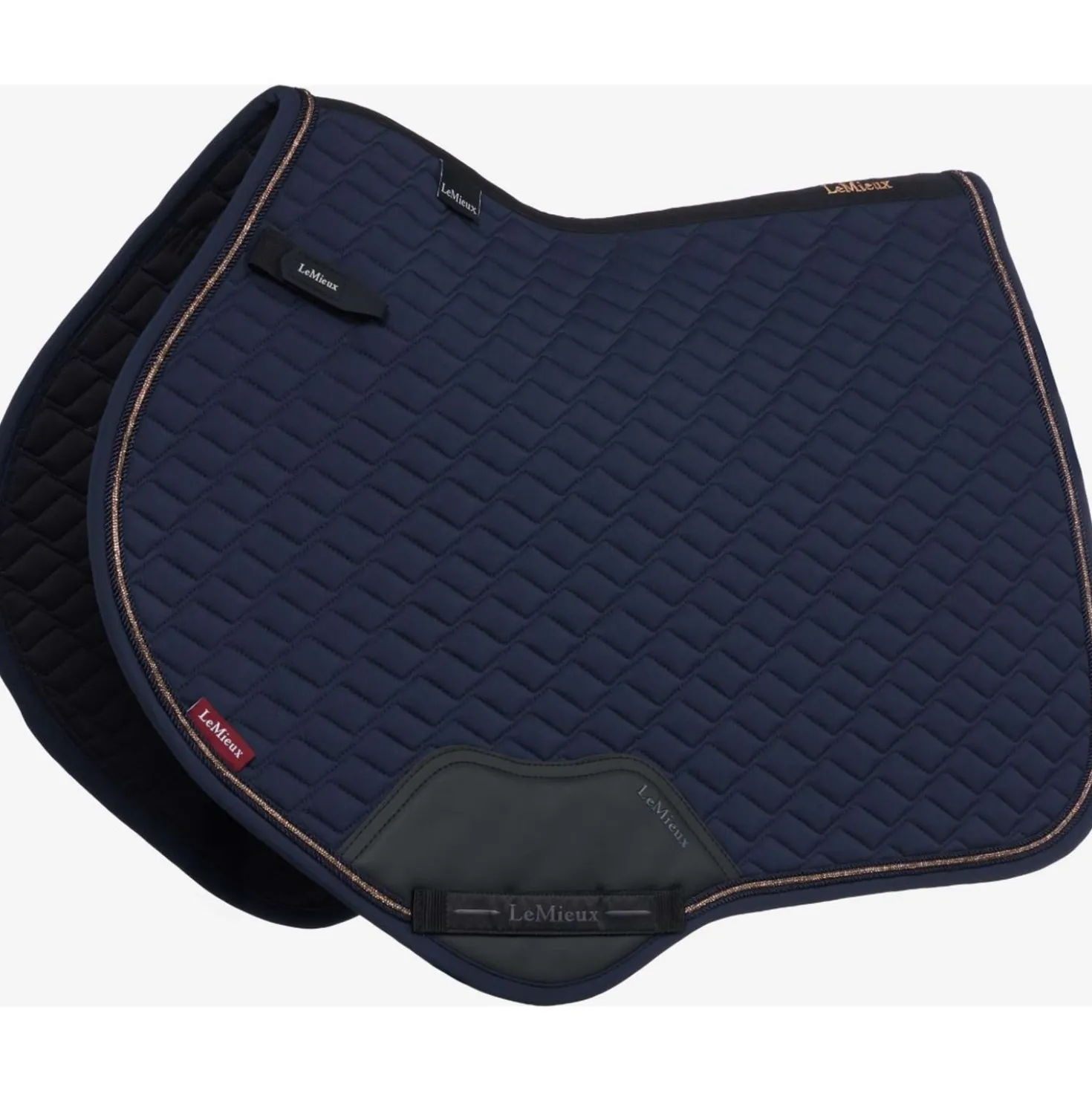 LeMieux Zadeldekje Brilliance Close Contact Square Springen Navy
