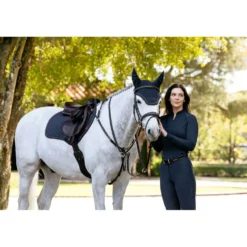 LeMieux Zadeldekje Brilliance Close Contact Square Springen Navy