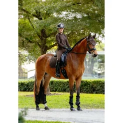 LeMieux Zadeldekje Brilliance Dressuur Espresso