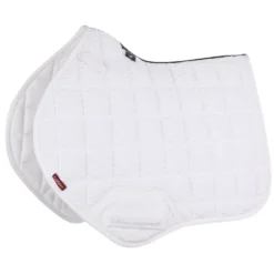 LeMieux Zadeldekje Carbon Mesh Air Square CC Wit