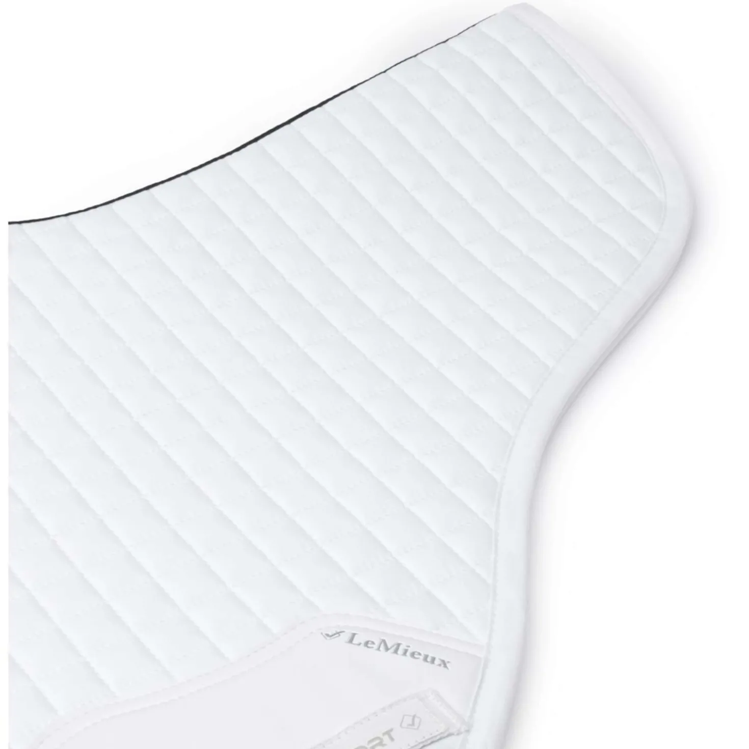 LeMieux Zadeldekje Cotton Half Square Close Contact Wit