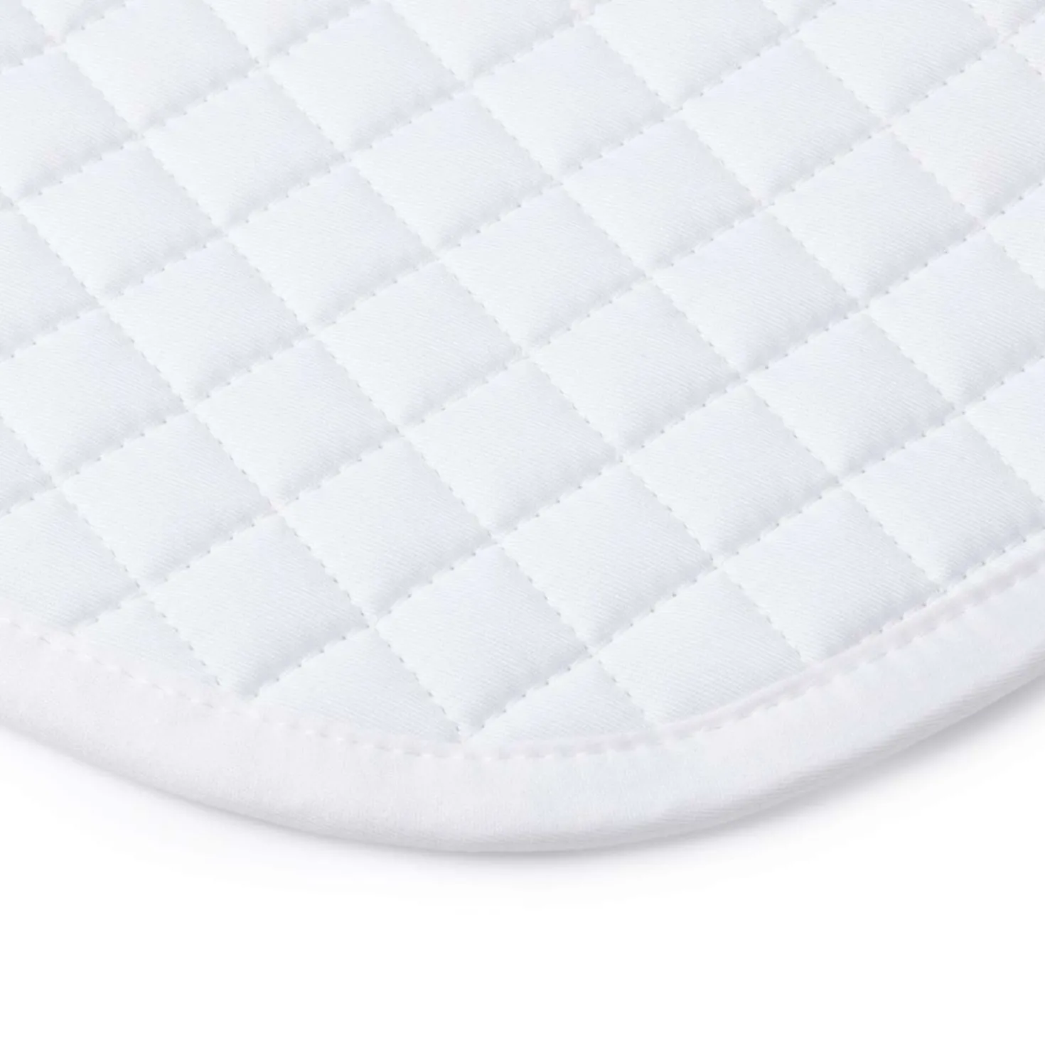LeMieux Zadeldekje Cotton Half Square Close Contact Wit