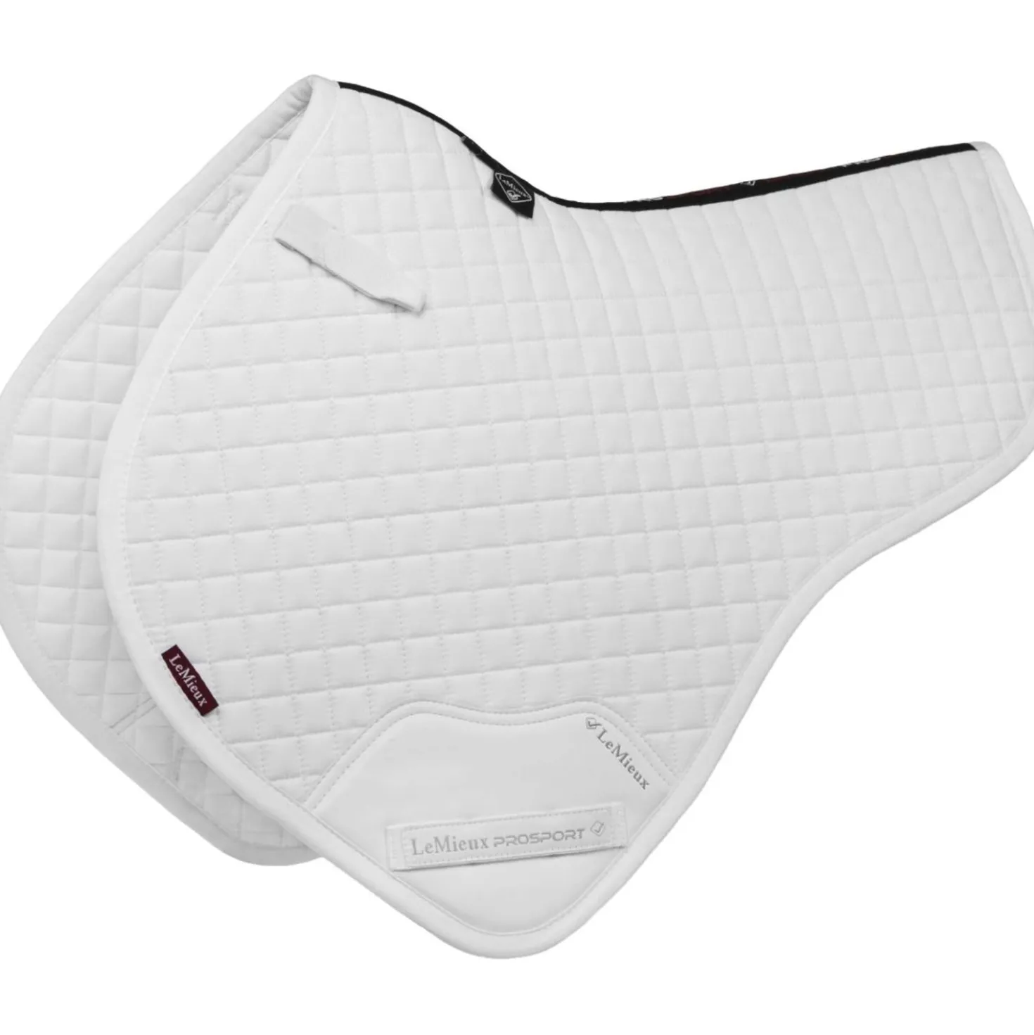 LeMieux Zadeldekje Cotton Half Square Close Contact Wit