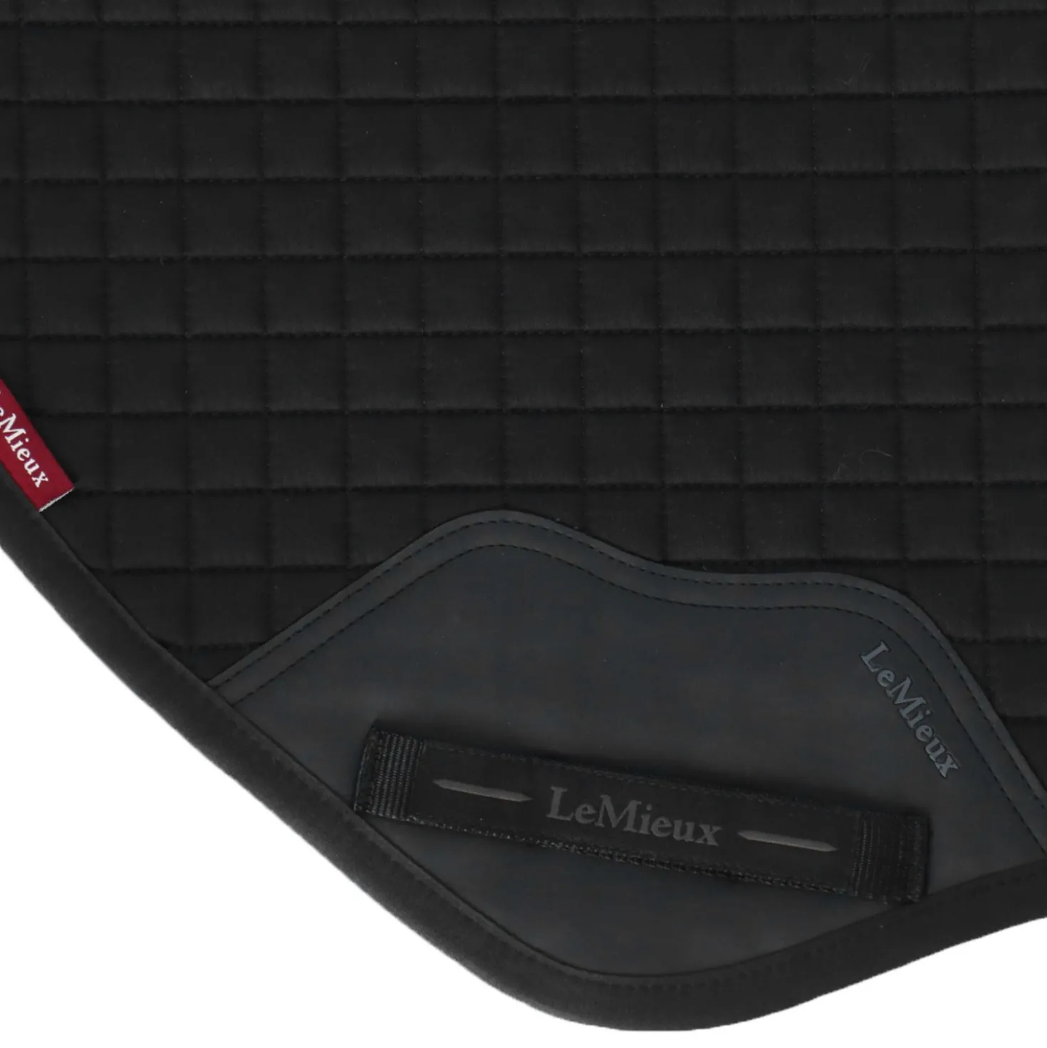 LeMieux Zadeldekje Cotton Square Close Contact Zwart