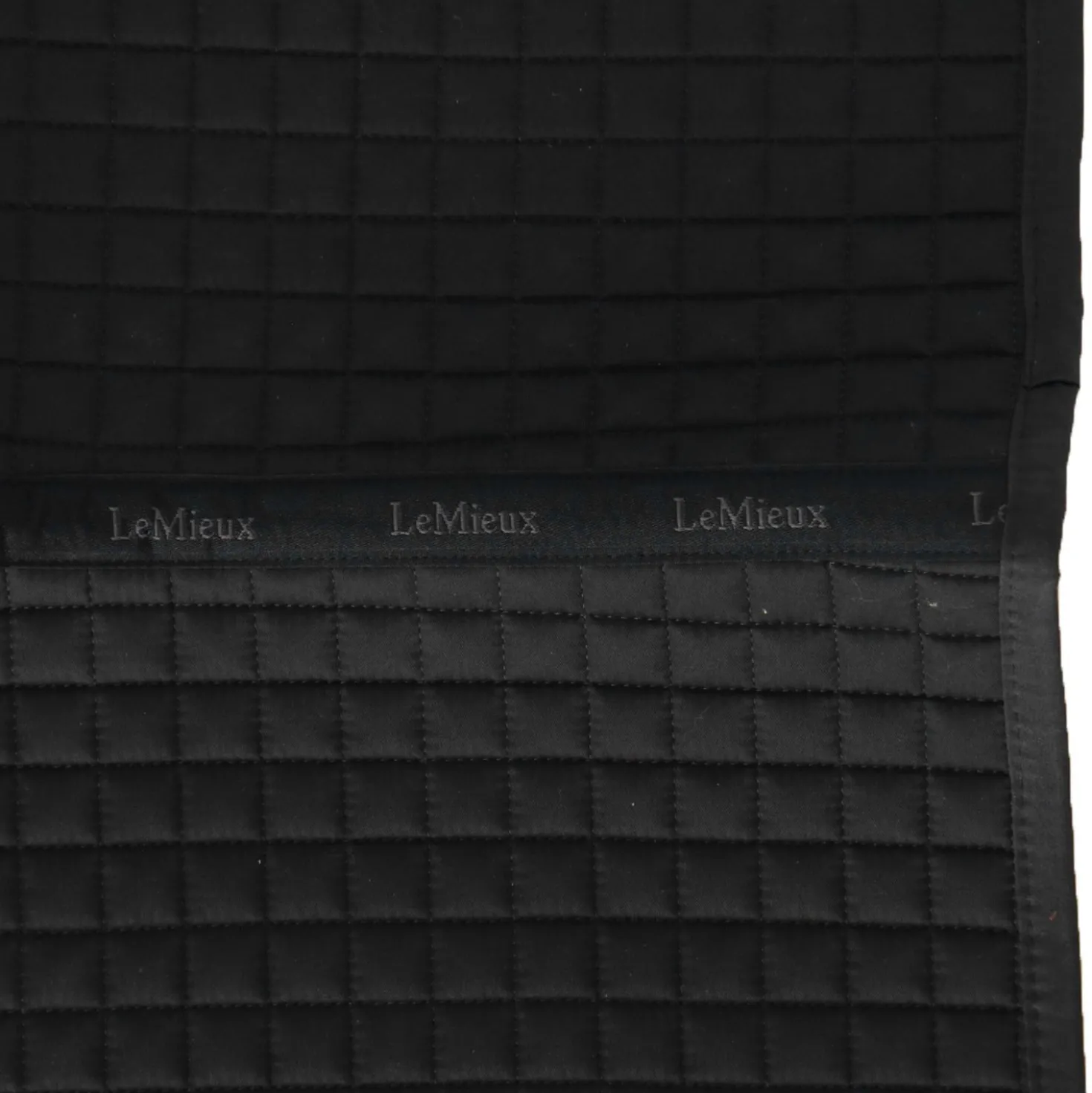 LeMieux Zadeldekje Cotton Square Close Contact Zwart