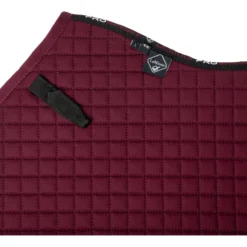 LeMieux Zadeldekje Cotton Square Close Contact Burgundy