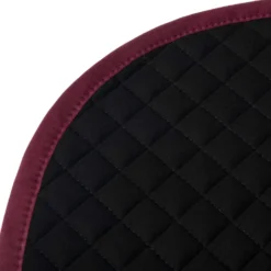 LeMieux Zadeldekje Cotton Square Close Contact Burgundy