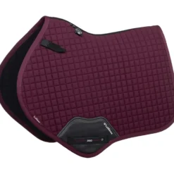 LeMieux Zadeldekje Cotton Square Close Contact Burgundy