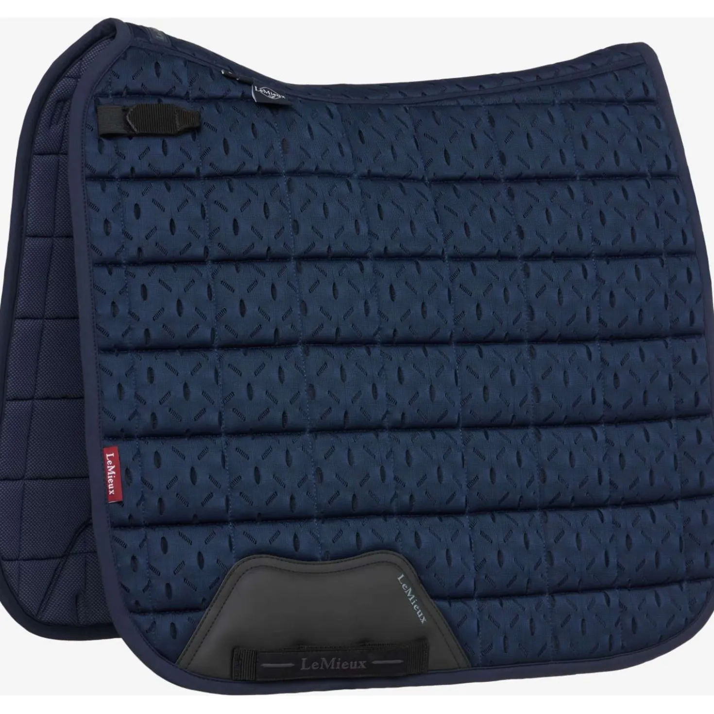 LeMieux Zadeldekje 3D Mesh Self-Cool Square Dressuur Navy