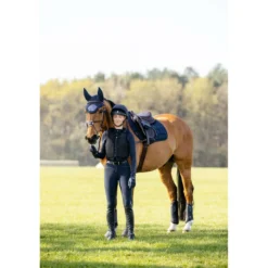 LeMieux Zadeldekje 3D Mesh Self-Cool Square Springen Navy