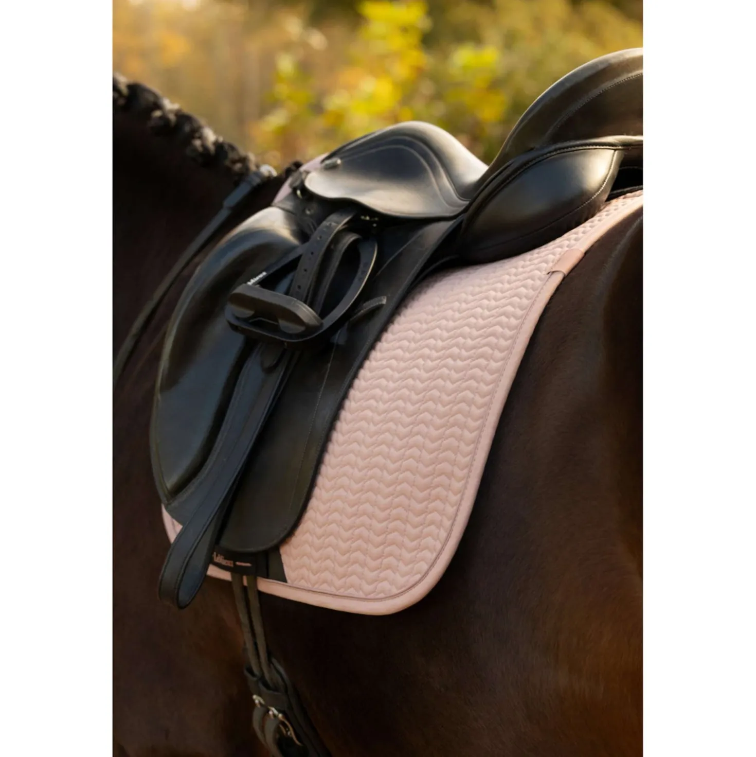 LeMieux Zadeldekje Essence Dressuur Wild Rose