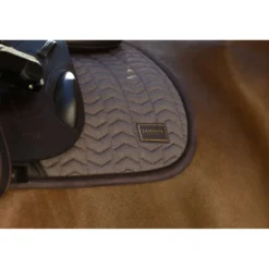 LeMieux Zadeldekje Heritage Herringbone Square Springen Cocoa