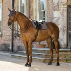 LeMieux Zadeldekje Heritage Herringbone Square Springen Cocoa