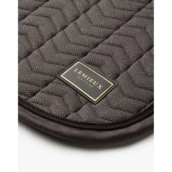 LeMieux Zadeldekje Heritage Herringbone Square Dressuur Cocoa