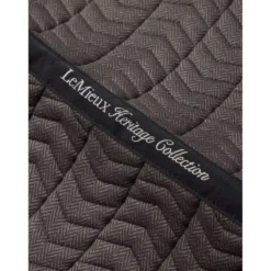 LeMieux Zadeldekje Heritage Herringbone Square Dressuur Cocoa