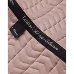 LeMieux Zadeldekje Heritage Herringbone Square Dressuur Wild Rose