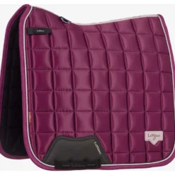 LeMieux Zadeldekje Loire Classic Square Dressuur Blackberry