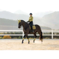 LeMieux Zadeldekje Loire Classic Square Dressuur Gooseberry