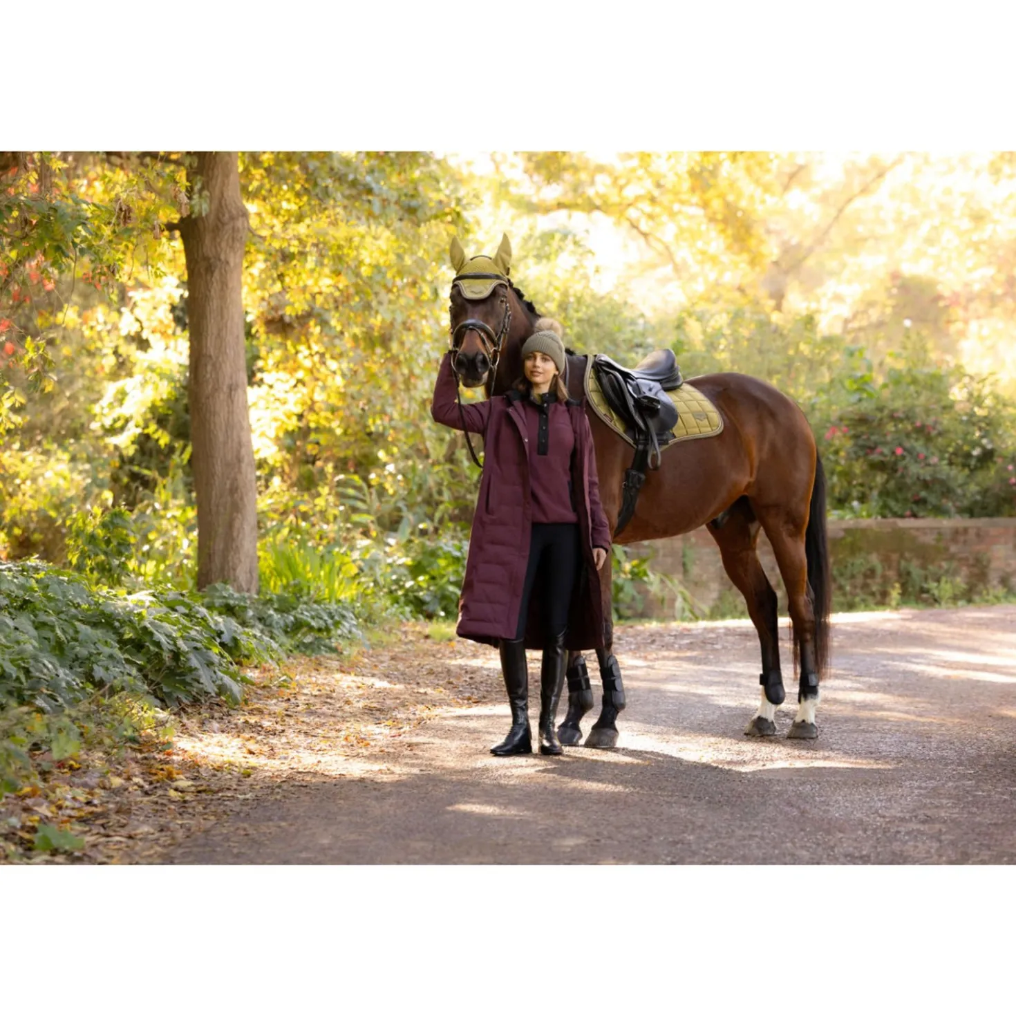 LeMieux Zadeldekje Loire Classic Close Contact Square Springen Gooseberry