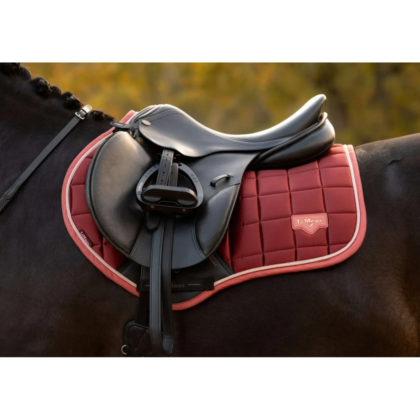 LeMieux Zadeldekje Loire Classic Close Contact Square Springen Russet