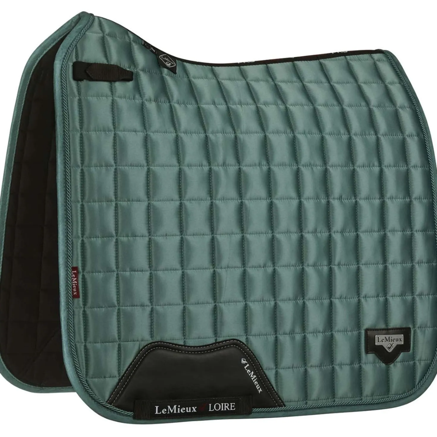 LeMieux Zadeldekje Loire Classic Satin Square Dressuur Sage