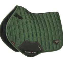 LeMieux Zadeldekje Loire Classic Satin Square CC Hunter Groen