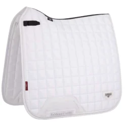 LeMieux Zadeldekje Loire Classic Satin Square Dressuur Wit
