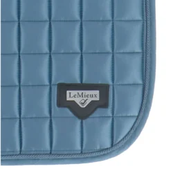 LeMieux Zadeldekje Loire Classic Satin Square Dressuur Ice Blue