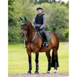 LeMieux Zadeldekje Loire Classic Square Close Contact Hunter Green