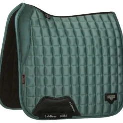 LeMieux Zadeldekje Loire Memory Satin Square Dressuur Sage